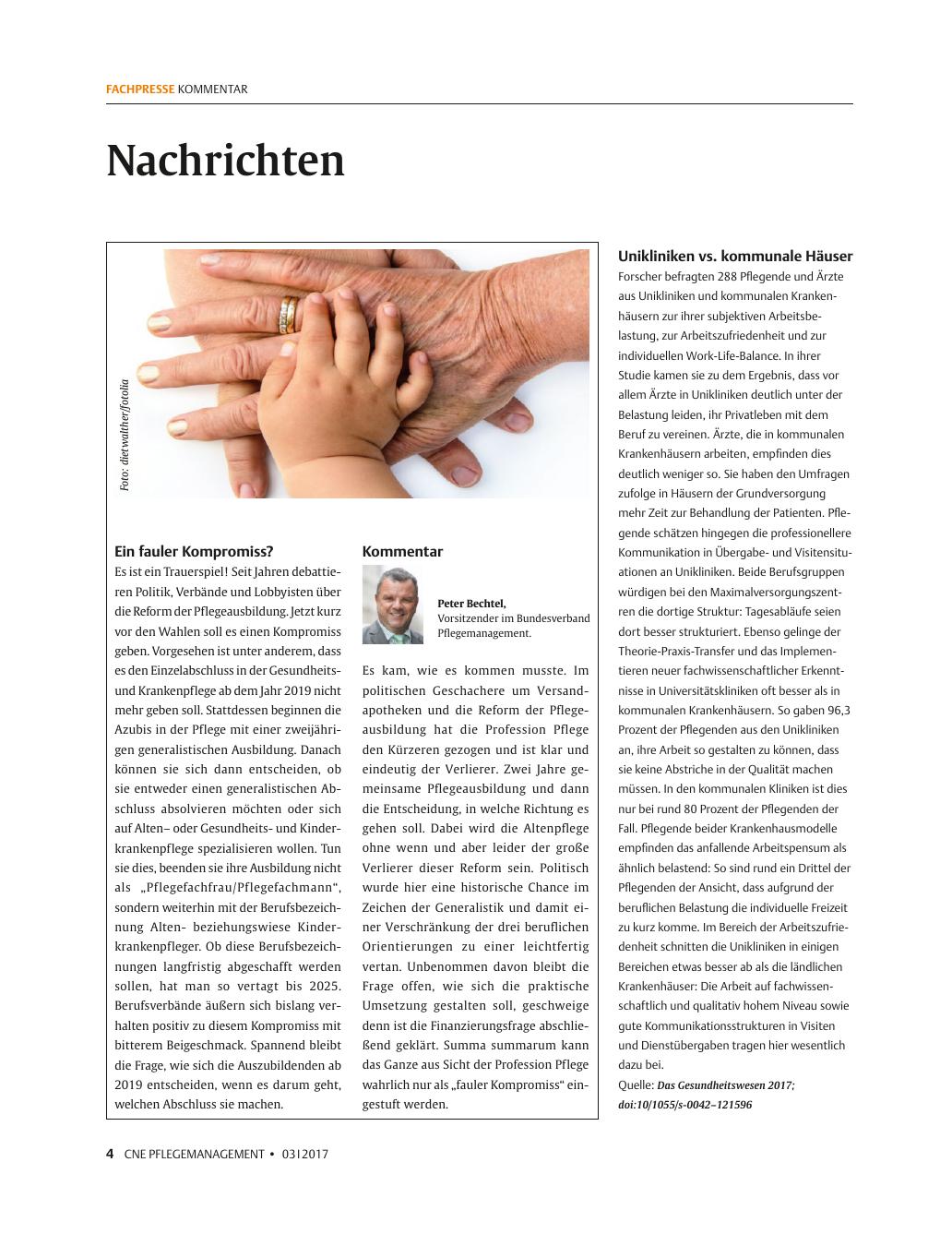 Vorschauseite 1: Nachrichten