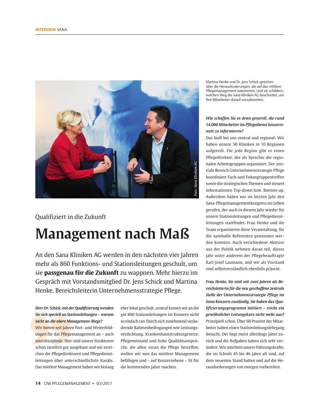Vorschauseite 1: Management nach Maß