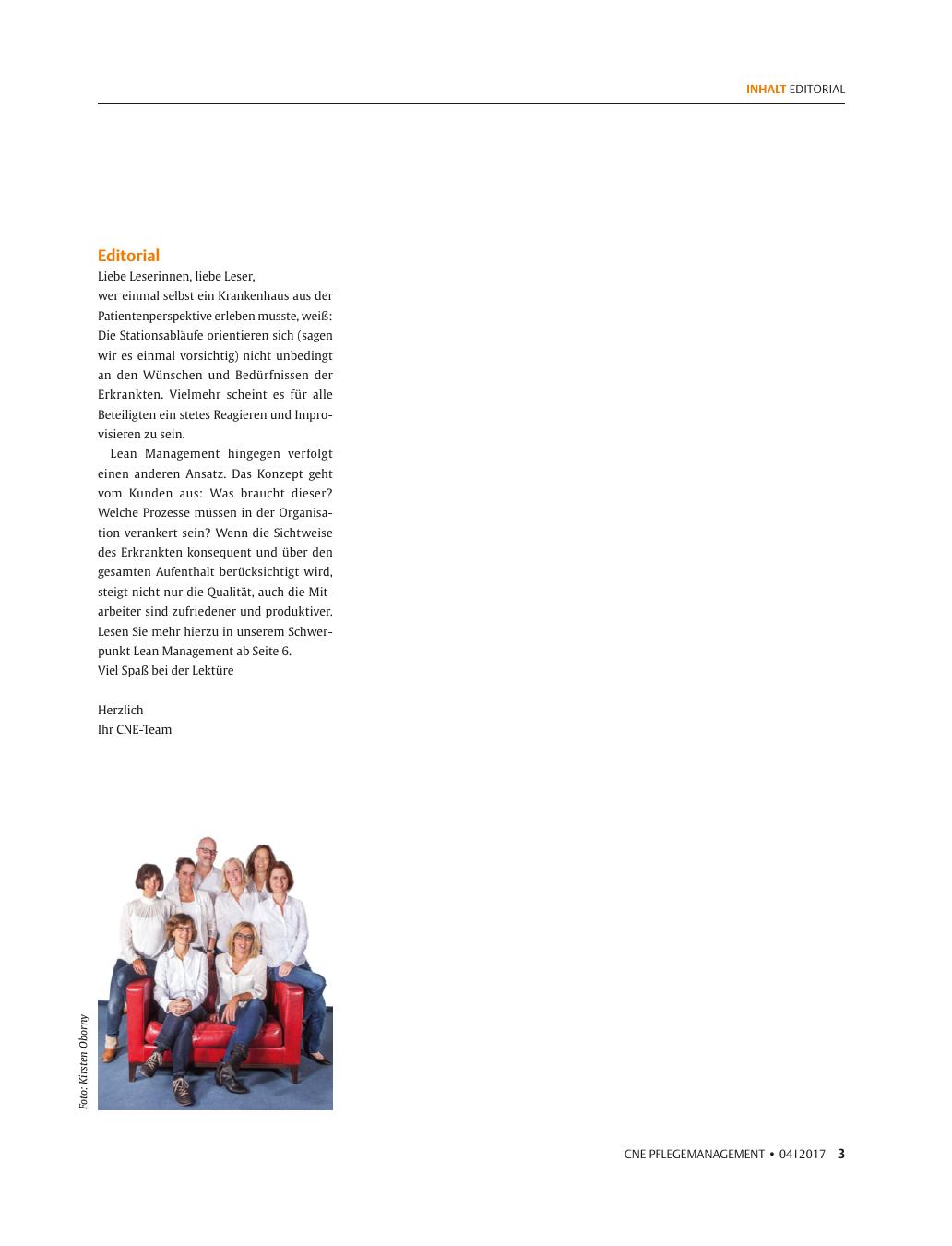 Vorschauseite 1: Editorial