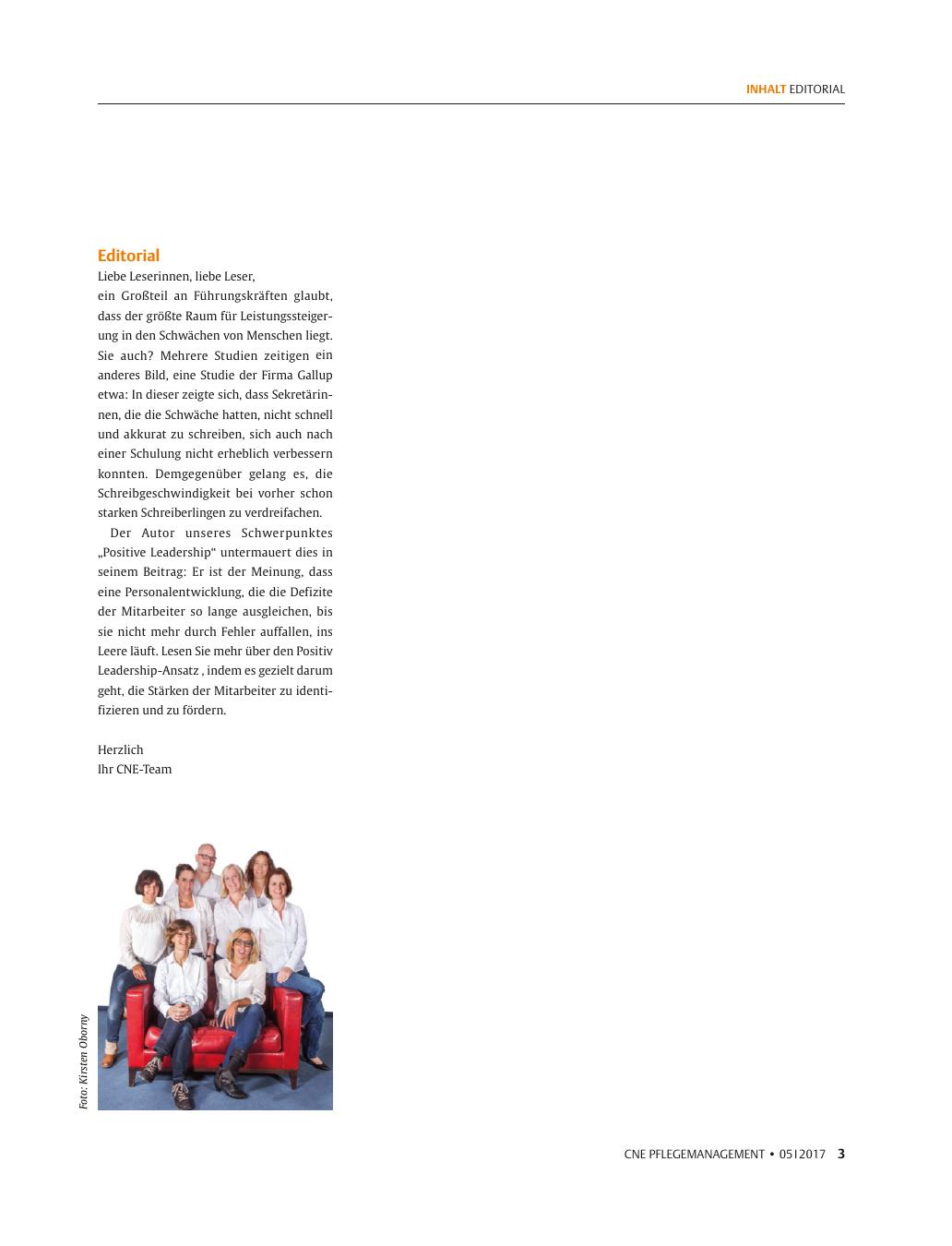Vorschauseite 1: Editorial