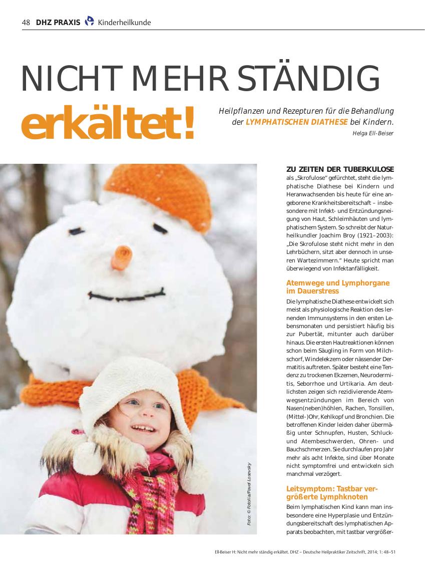 Vorschauseite 1: Nicht Mehr Ständig erkältet!