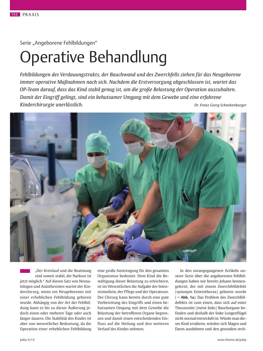 Vorschauseite 1: Operative Behandlung