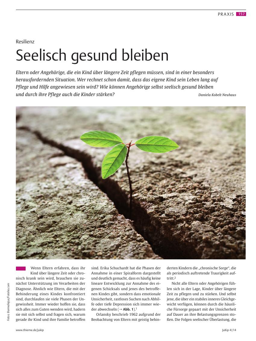 Vorschauseite 1: Seelisch gesund bleiben