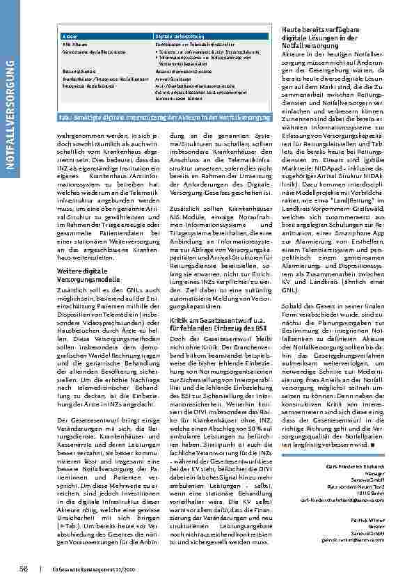 Vorschauseite 3: Digitalisierung der Notfallversorgung: Die gesetzliche Reform der Notfallversorgung als Treiber der digitalen Transformation.