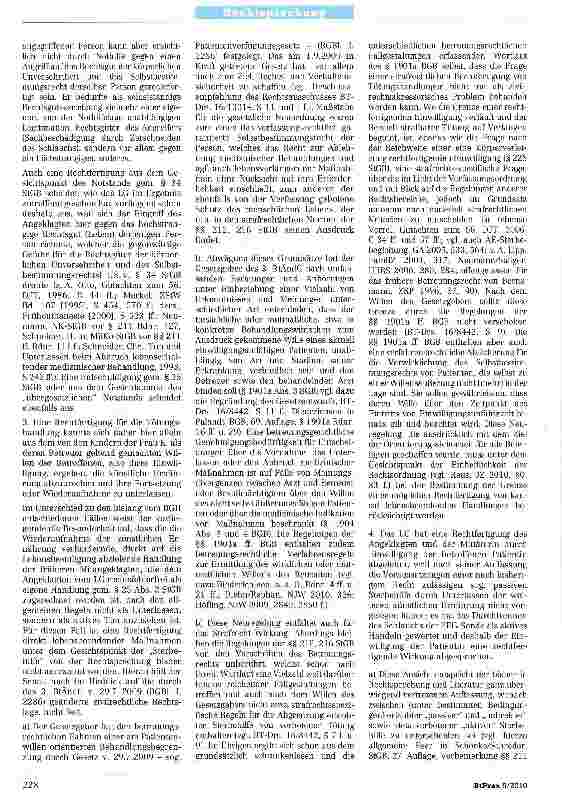 Vorschauseite 3: Zur Sterbehilfe