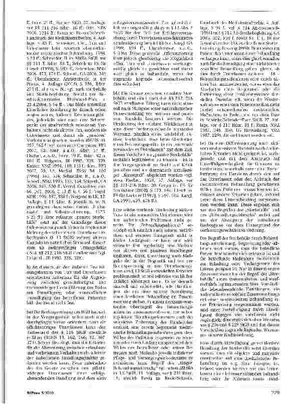 Vorschauseite 4: Zur Sterbehilfe