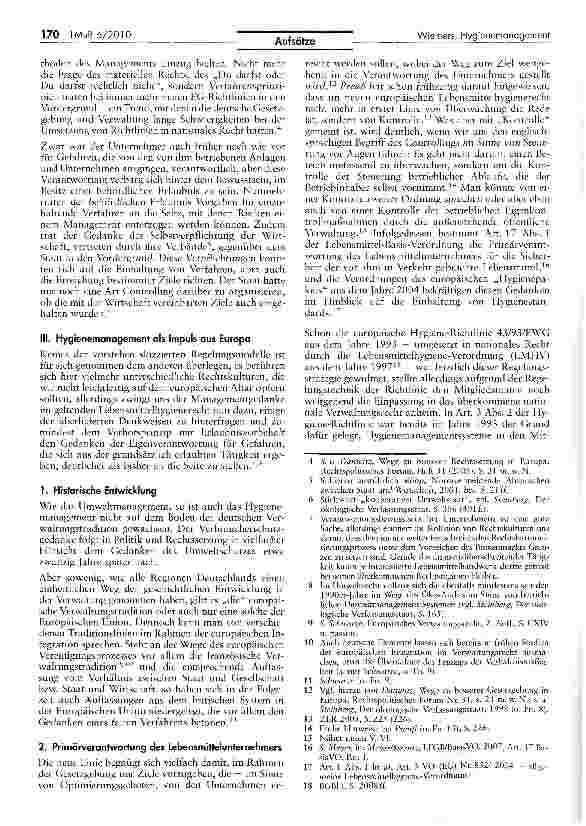 Vorschauseite 2: Hygienemanagement als Herausforderung für Betriebe und Lebensmittelüberwachung