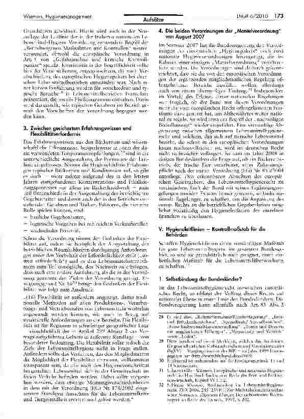 Vorschauseite 5: Hygienemanagement als Herausforderung für Betriebe und Lebensmittelüberwachung