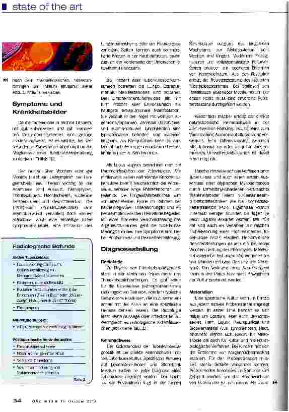 Vorschauseite 3: Tuberkulose