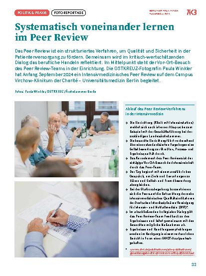 Vorschauseite 1: Systematisch voneinander lernen im Peer-Review
