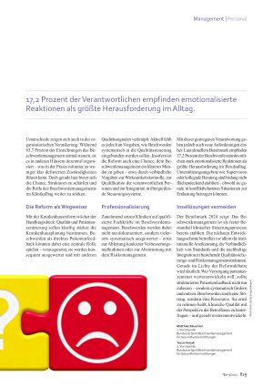 Vorschauseite 2: Wie Kliniken Lob und Kritik nutzen