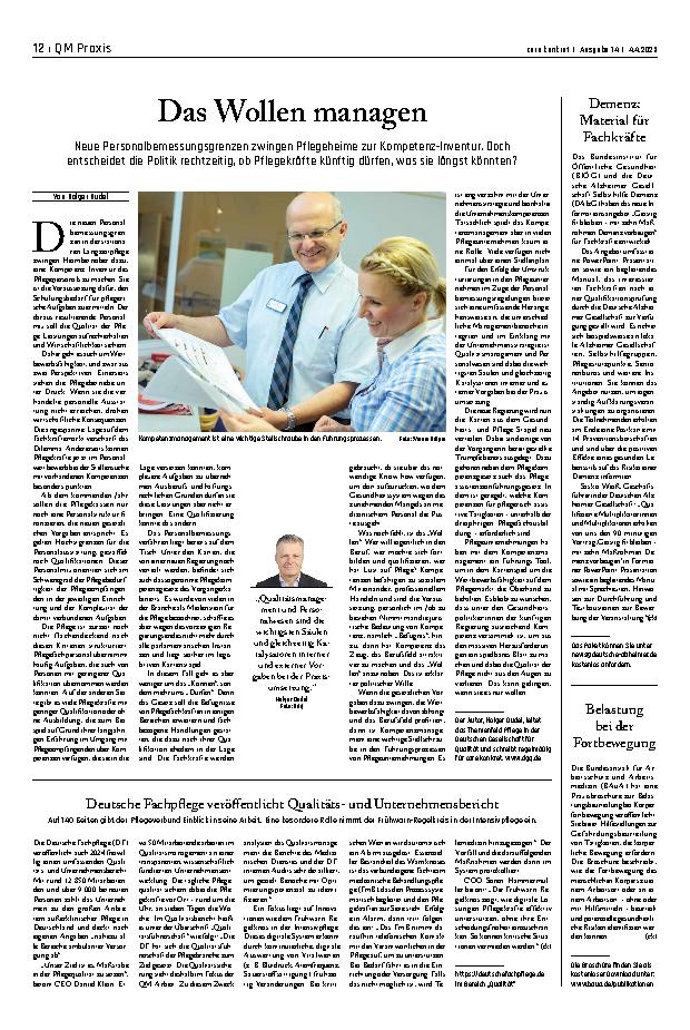 Vorschauseite 1: Das Wollen managen