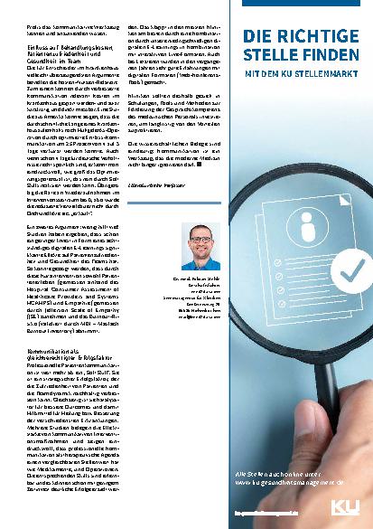 Vorschauseite 4: Der unterschätzte Erfolgsfaktor für die Gesundheit der Patienten Warum Kommunikation in Kliniken Leben verändert