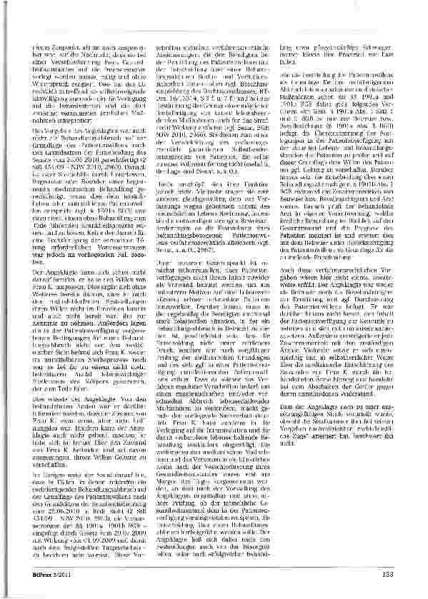 Vorschauseite 3: Zum rechtfertigenden Behandlungsabbruch