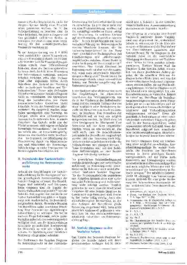 Vorschauseite 2: Soziale Diagnose in der Betreuungsbehörde