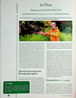 Vorschauseite 1: Im Fluss Qigong aus sportmedizinischer Sicht
