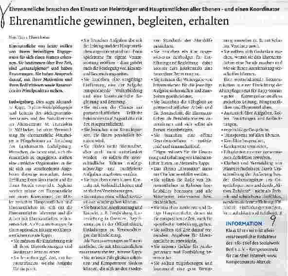 Vorschauseite 1: Ehrenamtliche gewinnen, begleiten, erhalten