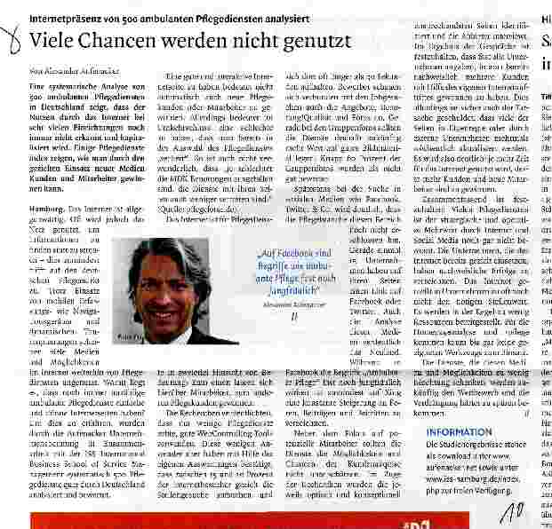 Vorschauseite 1: Viele Chancen werden nicht genutzt
