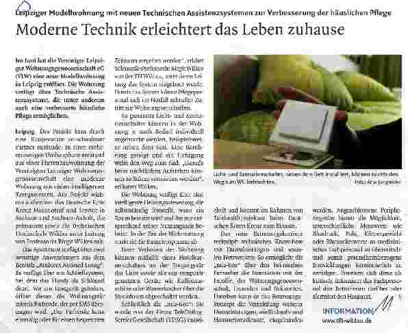 Vorschauseite 1: Moderne Technik erleichtert das Leben zuhause
