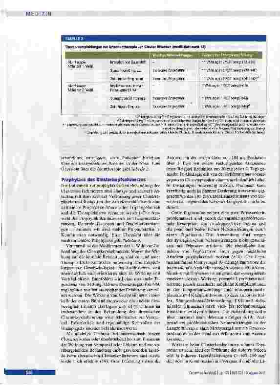 Vorschauseite 4: Clusterkopfschmerz