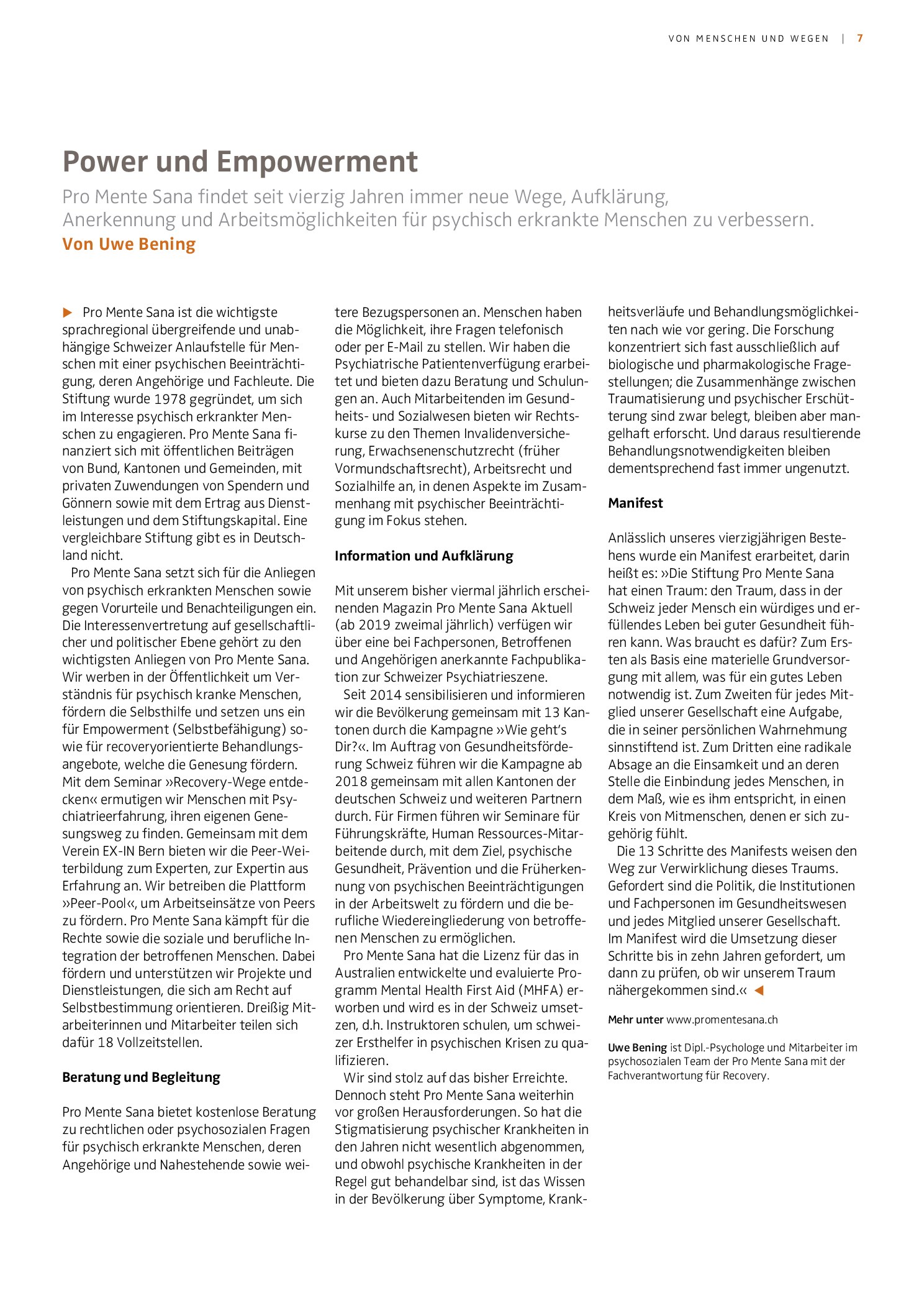 Vorschauseite 1: Power und Empowerment