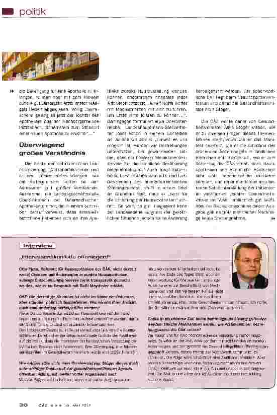 Vorschauseite 3: Knackpunkt für Patientenversorgung