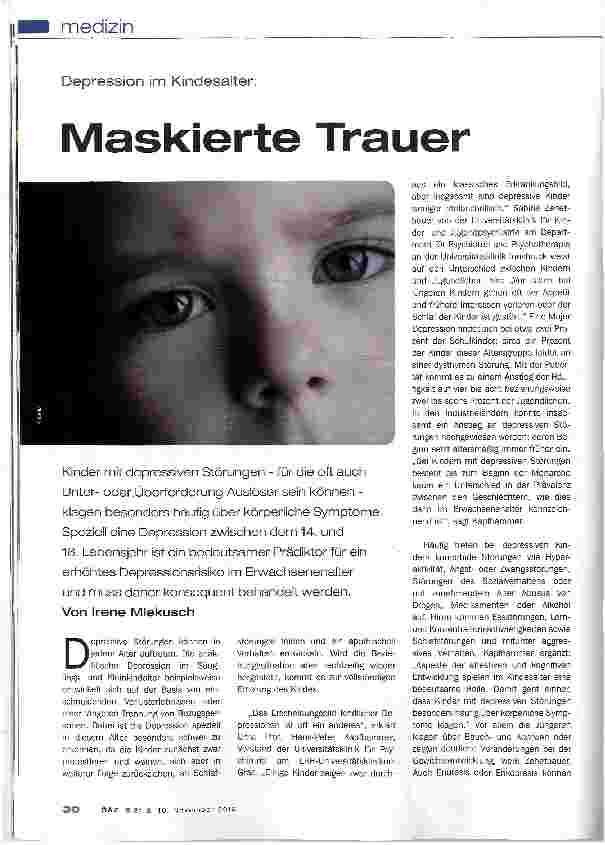 Vorschauseite 1: Maskierte Trauer
