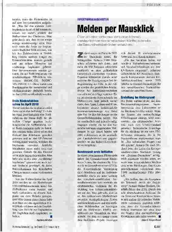 Vorschauseite 1: Melden per Mausklick