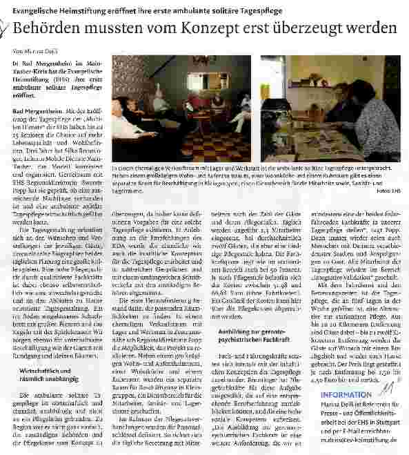 Vorschauseite 1: Behörden mussten vom Konzept erst überzeugt werden