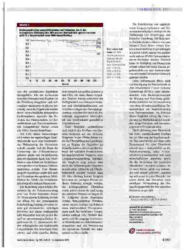 Vorschauseite 3: Stete Verbesserung der Behandlungsqualität