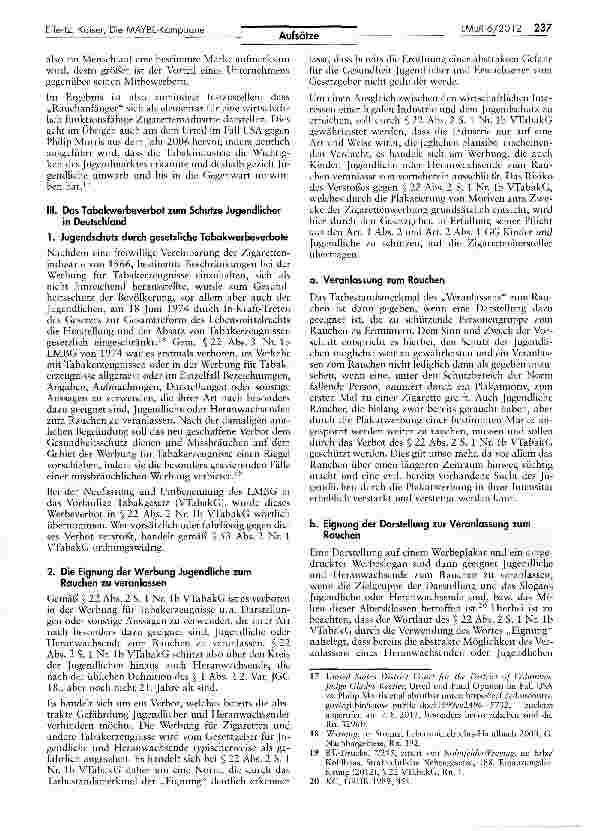 Vorschauseite 4: Die MAYBE-Kampagne von Philip Morris — Verbotenes Jugendmarketing!