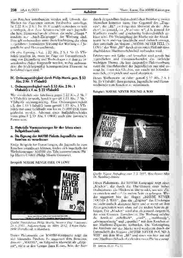 Vorschauseite 5: Die MAYBE-Kampagne von Philip Morris — Verbotenes Jugendmarketing!