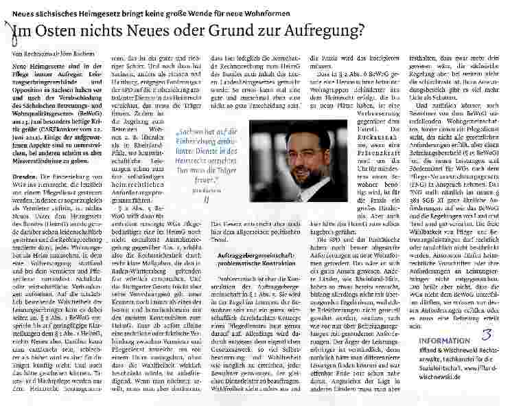 Vorschauseite 1: Im Osten nichts Neues oder Grund zur Aufregung?