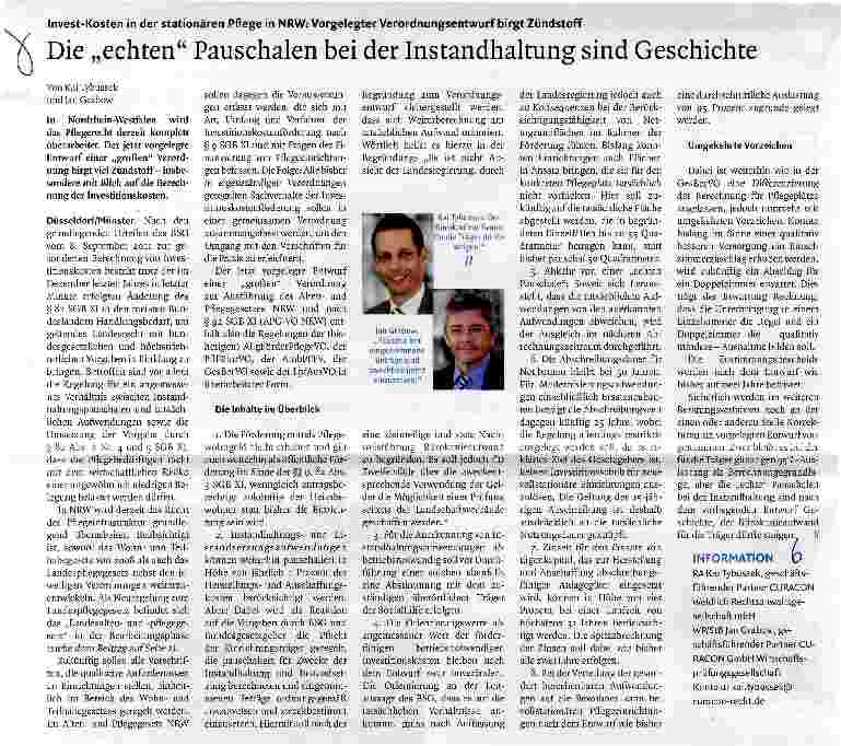 Vorschauseite 1: Die „echten Pauschalen bei der Instandhaltung sind Geschichte
