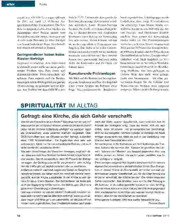 Vorschauseite 3: Altersarmut wird zum Alltagsphänomen