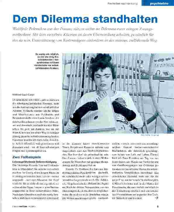 Vorschauseite 1: Dem Dilemma standhalten