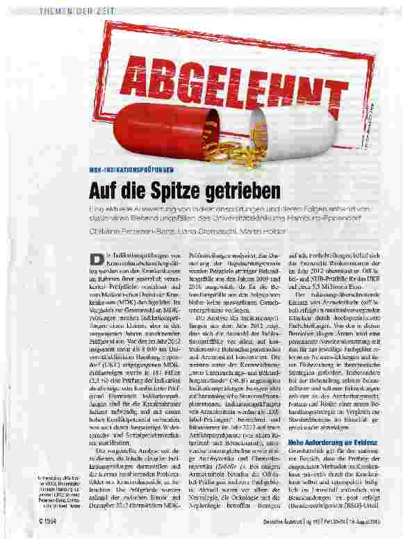 Vorschauseite 1: Auf die Spitze getrieben