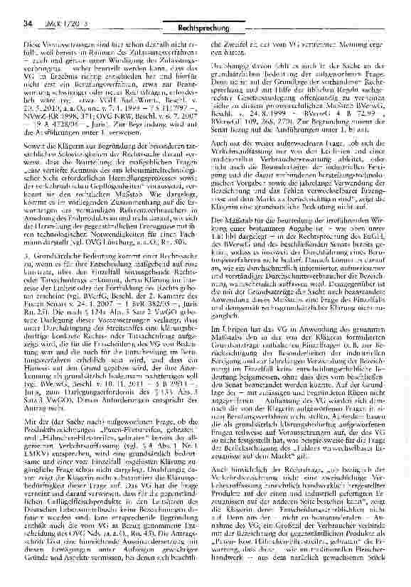 Vorschauseite 4: Irreführung durch Bezeichnungen „Putenbzw. Hähnchen-Filetstreifen, gebraten, bei industriell hergestellten Produkten LFGB§ 11 Abs. 1 Satzl