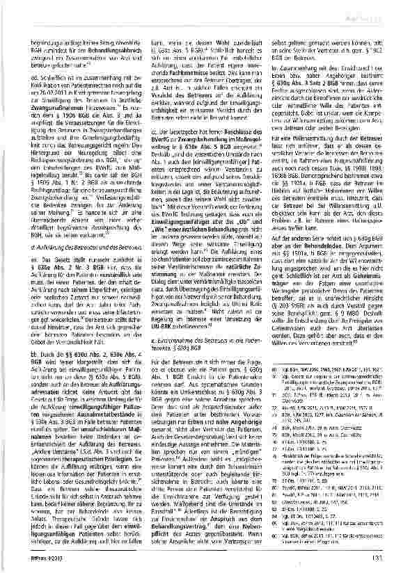 Vorschauseite 5: Patientenrechtegesetz und rechtliche Betreuung