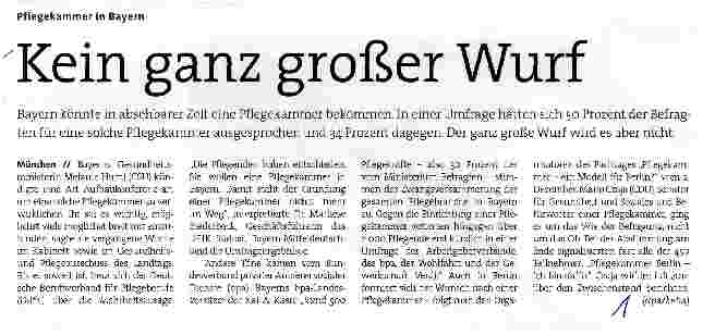 Vorschauseite 1: Kein ganz großer Wurf