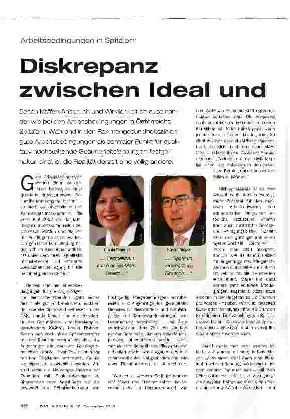 Vorschauseite 1: Diskrepanz zwischen Ideal und Realität