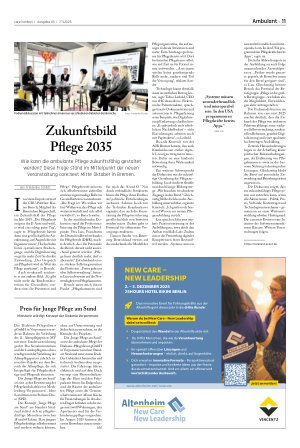 Vorschauseite 1: Zukunftsbild Pflege 2035