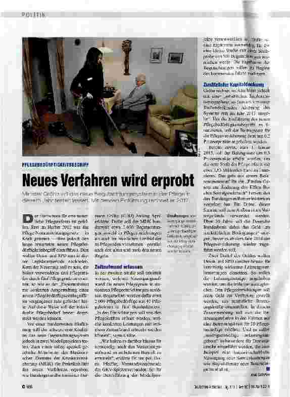 Vorschauseite 1: Neues Verfahren wird erprobt
