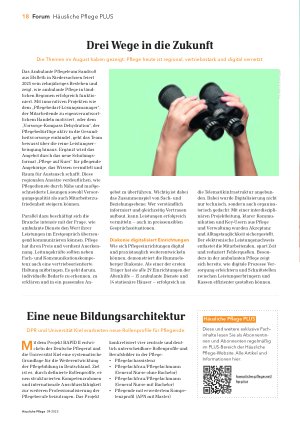 Vorschauseite 1: Drei Wege in die Zukunft