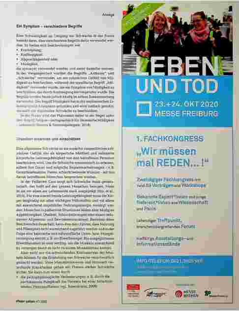Vorschauseite 2: Schwäche und Müdigkeit. Wenn die körperliche Belastungsund Leistungsfähigkeit schwindet.