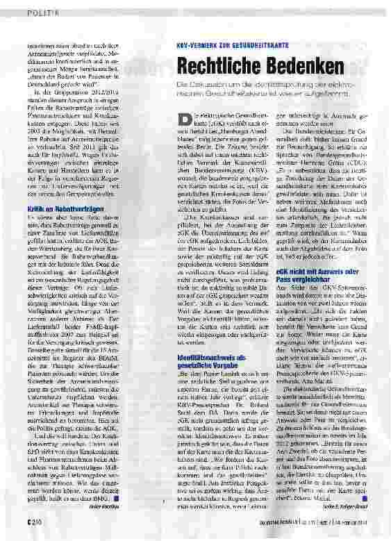 Vorschauseite 2: ARZNEIMITTEL UND IMPFSTOFFEVerfügbarkeit wird zum Problem