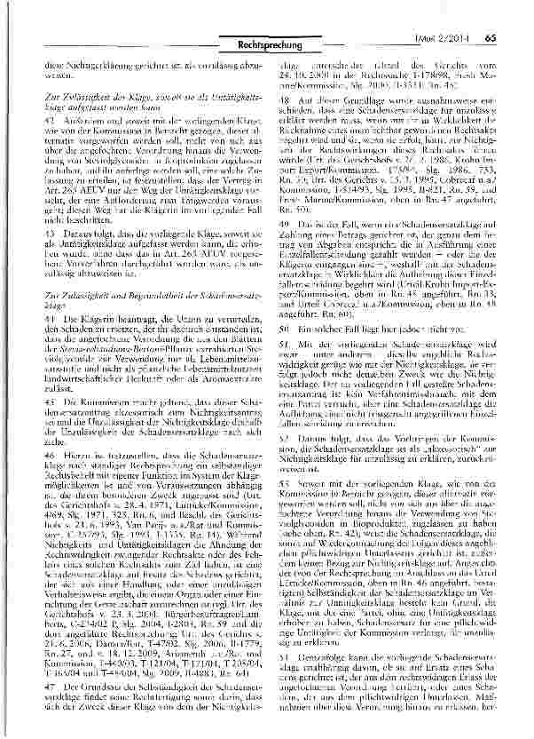 Vorschauseite 4: Nichtzulassung von Steviolglycosiden als pflanzliche Lebensmittelzutaten landwirtschaftlicher Herkunft oder als Aromaextrakte