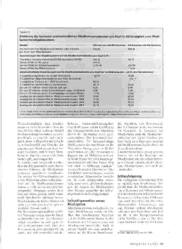 Vorschauseite 3: Selbstdispensation: Kosten treibender oder Kosten dämpfender Faktor?