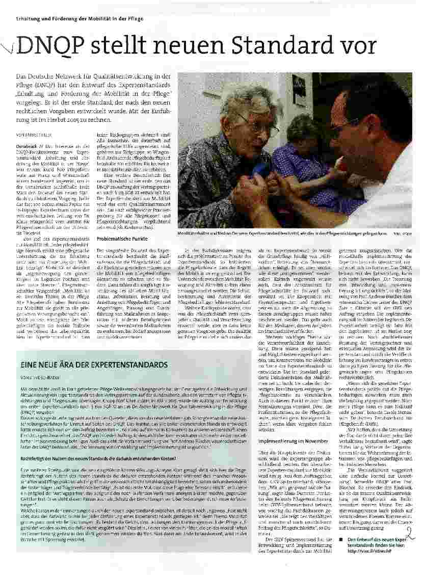 Vorschauseite 1: DNOP stellt neuen Standard vor