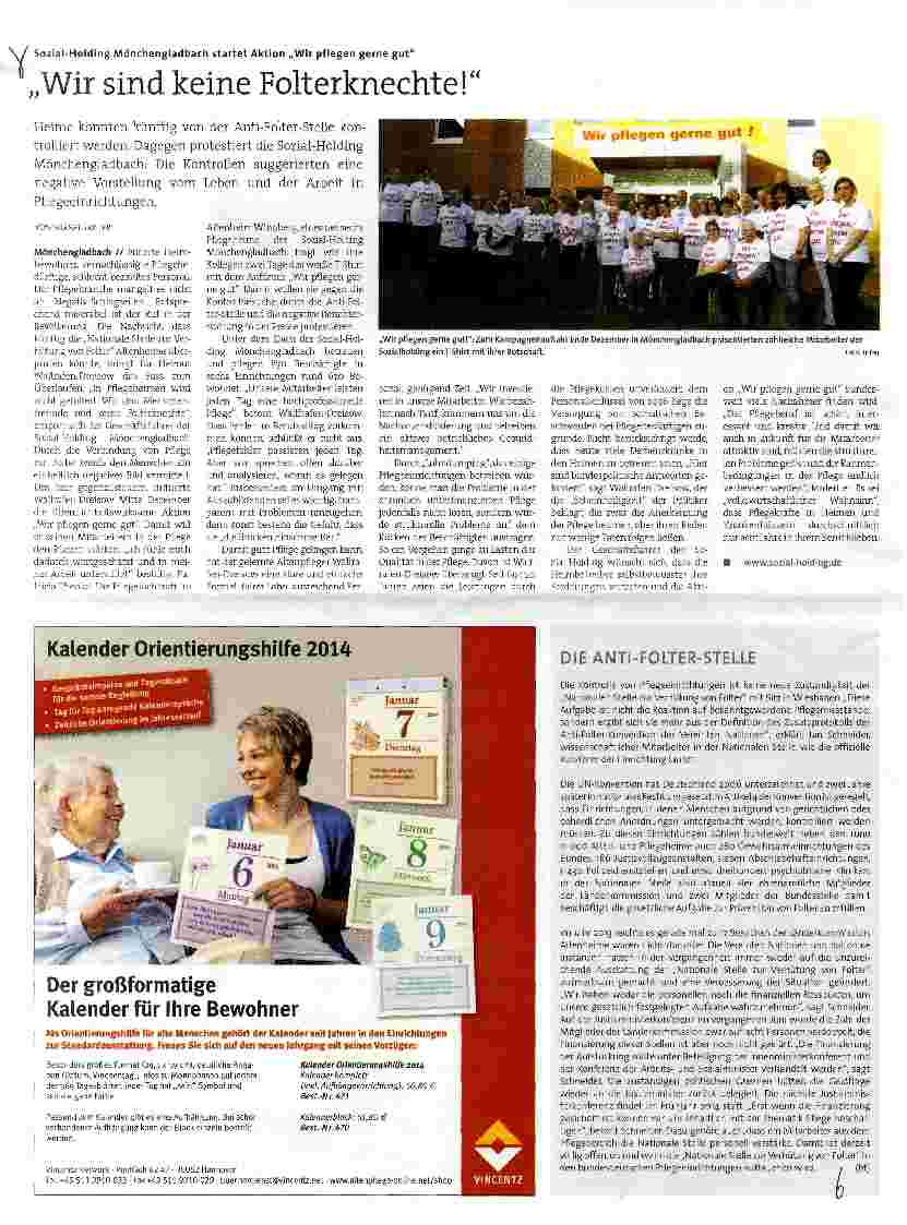 Vorschauseite 1: Wir sind keine Folterknechte